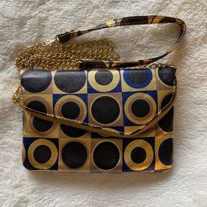 HOBO crossbody wristlet clutch leather NWOT